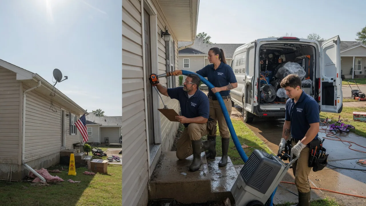Ceiling Water Damage Restoration in Canova, SD near me